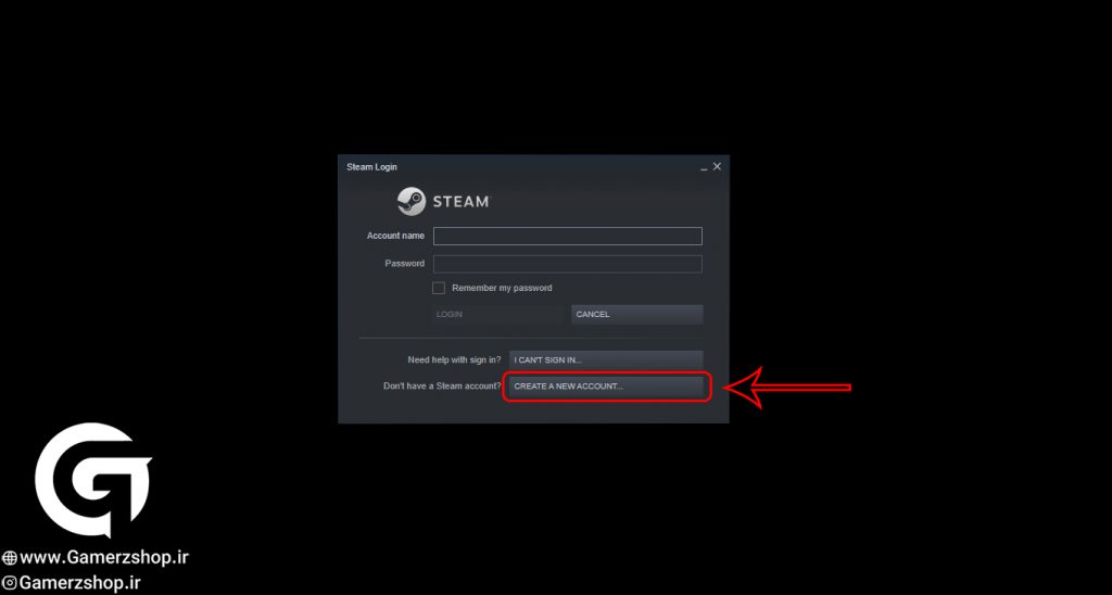  آموزش ساخت اکانت استیم